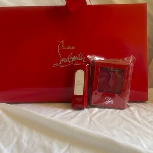 Christian Louboutin Red Shoe Silhouette Necklace